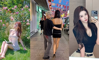 High-faced model body temperament netroots goddess [always behind your back TK] face obscene private shoots, goddesses tuned into bitches to yellow hair brothers together nappy 3P (1)