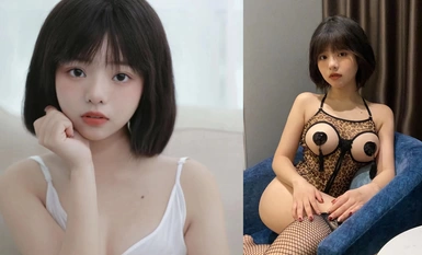 ความงามคือความยุติธรรม สาวโรงเรียนสุดบริสุทธิ์กำลังถูกผู้ชายคอยดูแลอยู่ข้างหลังแฟนของเธอ เธอช่างบริสุทธิ์มากจนรู้สึกเหมือนมีผู้หญิงข้างบ้านอยู่ข้างๆ