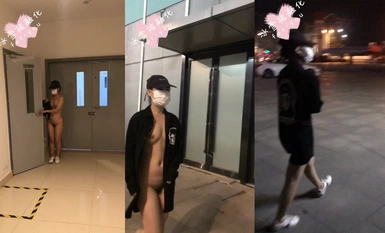 Exposed Welfare Girl @ Ice Melting - Mall Walking