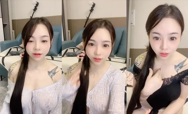 The high-colored breasts anchor @花梔梔 尺度福利秀 (2)