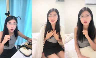 Vớ chân dài và đeo kính, em gái quyến rũ Diandian 520 Bộ sưu tập 20 giờ (9)