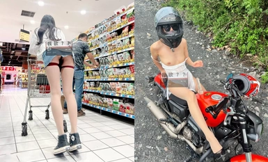 Hotwife terbaik berkaki panjang dan badan langsing dipaku di faraj [Setiausaha Kim] Faedah 2, terdedah di hadapan pelbagai orang di pasar raya taman, kencing, bersetubuh dan melancap, cukup menyeronokkan (2)