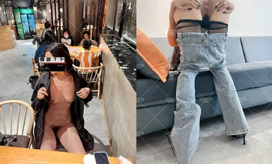 Extremely long legs slim body pubic nail harassment wife [Golden Secretary] welfare 2, park supermarket various people in front of the exposure of the release of urine popping masturbation, quite enjoyable (4)