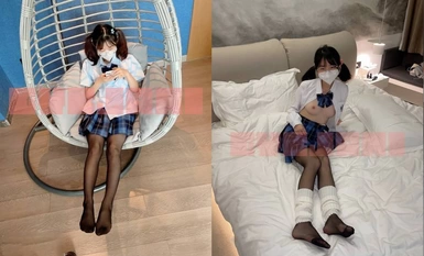 推特卡哇伊清純系蘿莉女奴【玉寶澀澀】私拍，水手服彼女飼育各種制服3P自慰逼粉奶大人形小母狗 合集（2）