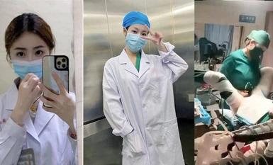 最近の小さな病院は、どこもかしこも荒んでいるのだろうか？白い天使、無垢な看護婦、飛行機で患者を助け、フェラチオをし、手術室で手術をする！そこで働く医師や看護師は、さぞかし高給取りなのだろう。