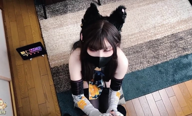 The god (Chicken Coach) Walnut Cosplay Tsuchimikado Walnut's yin and yang magic otherworldly summoning, crossing the seed, cream puffs filled on the spot!