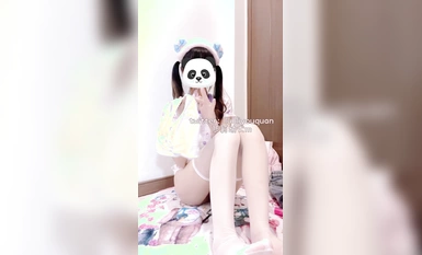 Puppy m Customized Hot Pants White Silk