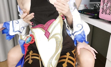 Misaki Suzuki Haragami COS Collection - Ganyu (Want to be your idol) (1)