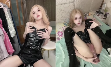 The first time I've seen this, I've seen it in my life, and I've seen it in my life! Twitter超高顏值無葯純天然TS【羊咩咩】露臉私拍福利，各种淫盪行為直男最愛 合集（1）