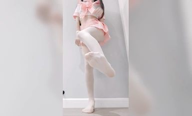 cuteli520 - 팬티스타킹이 달린 핑크색 세일러 정장