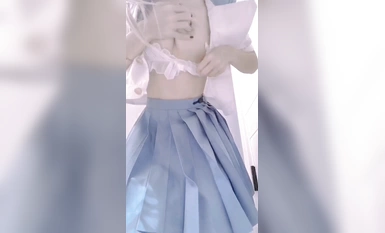 cuteli-白絲水手服