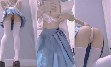 cuteli-白絲水手服