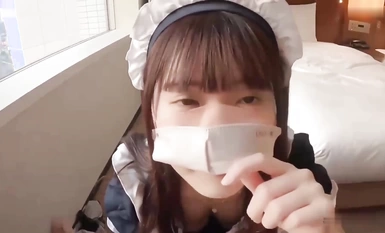 The maid dress pure beauty to eat chicken pop [FC2-PPV-3028874] body is good long legs pussy was keying the lewd water flooded with multi-position burst fuck shot a belly taste of fresh semen taste!