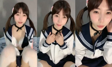 Cute girl spits out toothpaste (1)