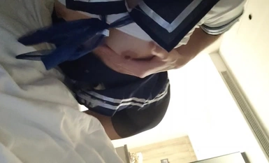 Pure and long legged schoolgirls under the sea (3)