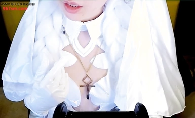 aki Qiu Shui 20231225 Biarawati Krismas video_ais krim berdesing putih_kqy_哧哧哧哧