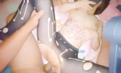 Vẻ đẹp ngực khủng với đôi tất đen [một âm hộ nhỏ] bào ngư hổ trắng ngực lớn bị anh trai cô ấy bôi kem mà không dùng bao cao su ở nhà