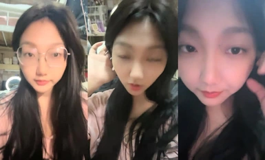 Recommended! Authentic G-milk college students [class president adult] dormitory hotel stairway toilet masturbation, extreme contrast glasses bitch, play really crazy (7)