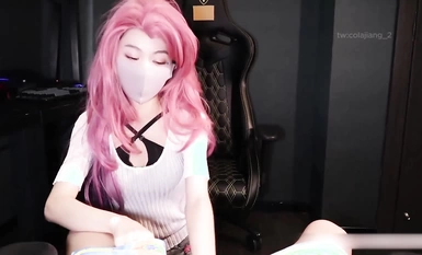 純粋な対照的な女神の長い足ミス〖コーラソース〗オンラインエスコートゲームは、スキルがゲームを失うにはあまりにも良いので、唯一の五つ星のために、顧客をなだめるために体を使用することができます良いレビューは、自分自身を犠牲にしても構わない！