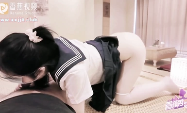 XJX0052【小喵咪】白丝JK制服口交足交轮番上阵