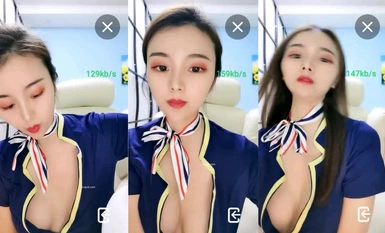 Popular Goddess [Young Model Bei Bei] Uniform Seduction~Show Dance Seduction~Shake Hip Squeeze Boobs (12)