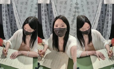 February 2024, Graduated from Shanghai Theatre Academy, [Flourishing heroine], a big beauty, first time to pee, her skin is so good that she is white and glowing, a superb beauty (8)