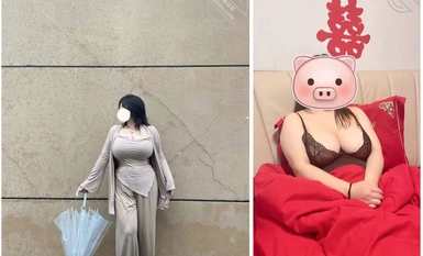 海角姐弟亂倫【豐乳肥臀的姐姐】在姐夫的婚房，看著姐姐姐夫的結婚照，抱著姐姐的屁股猛沖刺差點被她婆婆發現