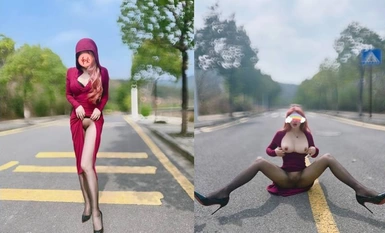 The ultimate nuclear bomb ①! The poor goddess rich man bitch, Twitter power gold master [Daemon King FQ] to lust for fun, night and day to be the groom, play nappy all kinds of long-legged temperament peripheral 3P exposed tutoring collection (2)