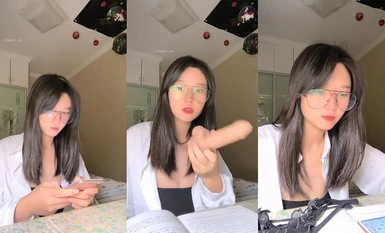 순수한 안경 자매가 멜라토닌을 복용하다 (4)