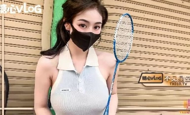 Don't see the stars_Badminton Goddesses continue to play badminton after sex sports⚡Window table bondage burst to fuck the beautiful hole
