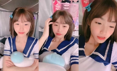 乖巧鄰家高顏值學妹 嗚崽醬 49部合集 (17)