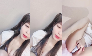 February 2024 new work, pure index of the highest 19-year-old girl [gold shovel shovel] college student body pregnant with a famous weapon, hairless white tiger, a line of heaven, this time very fast, all off rare (1)