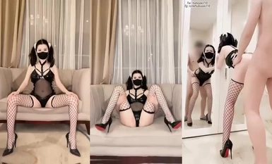 006 Fox Not Demon March Part 3 Black Leather Coat