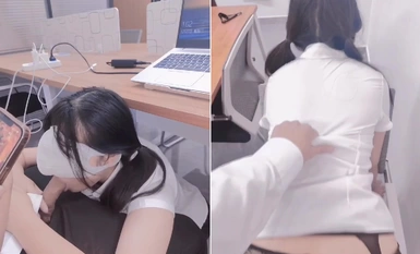 Cape Contrast Bitch - [Hu Jiuzhan (formerly Xiao Fang's sister)] Hairless Jiuzhan is being fucked by the fans in the office blowing up oral sex and internal ejaculation all kinds of close-range photography pumping and internal ejaculation.