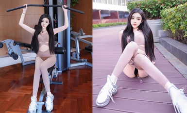 Super pretty girl model Long Xueer Outdoor Customized