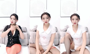 高顏值極品大奶主播 糖寶 多場合集 (4)