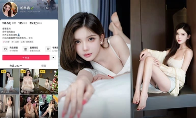 抖音35w粉网红 柏林鑫 直播骚舞时意外露出奶子！好大好大好大！