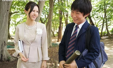 JUQ-547 After the Graduation Ceremony...A Gift from Mother-in-law to You as an Adult-. Ayaka Muto