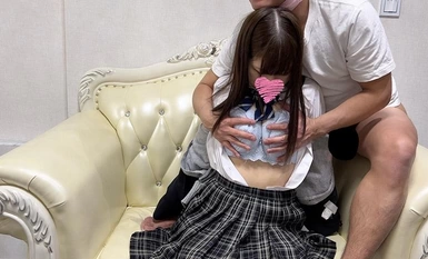 534POK-059 Face to face [Personal Photography] Very Rare _Setup with School Uniform Girl in Black Pantyhose_Sex with Seeds on Beautiful Legs Girl Met on SNS