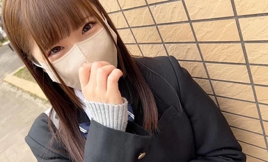 534POK-059 Face to face [Personal Photography] Very Rare _Setup with School Uniform Girl in Black Pantyhose_Sex with Seeds on Beautiful Legs Girl Met on SNS