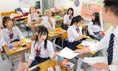 HUNTC-112 Tôi là giáo viên nam duy nhất ở trường nữ sinh ngu ngốc! Có rất nhiều cô gái có trình độ trinh tiết cực thấp và không hề nghe bài học nhưng lại khiến việc quan hệ trở nên dễ dàng!