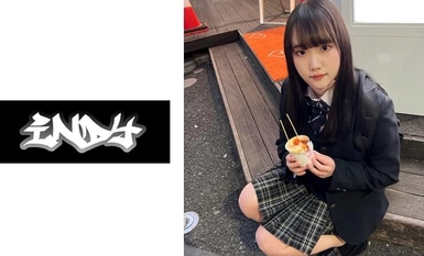 534POK-057 Face to face [Personal Photography] Very Rare _Setup with School Uniform Girl in Black Pantyhose_Sex with Seeds on Beautiful Legs Girl I Met on SNS