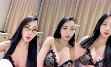 Tall Modeling Body~Black Silk Long Legs~Seductive Striptease (4)