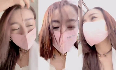 คนดังทางอินเทอร์เน็ตที่มีหน้าตาดีและถุงน่องสีดำหลั่งน้ำตาเพื่อแสวงหาความตื่นเต้นในป่า (2)