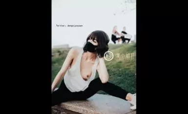 超火推特露出福利極品女神▌懂小姐▌最新作駱駝趾真空跑步勾引路人情侶公測激戰