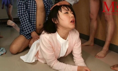 [Mosaic Destruction] MVSD-198 Infection Semen Drinking 23 Shots - Weak Woman, Huffing and Breathing, Continuous Gokkun - Tsubomi