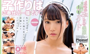393OTIM-389 Lời tâng bốc thô tục, nịnh nọt, cầu xin tẩm bổ, sinh con OK người giúp việc HARUKA