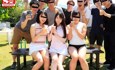 [モザイク破壊]SSNI-013 泥●NTR夏合宿 女子大生の巨乳の彼女がサークルのイベント旅行でイッキ酒を飲まされてノリノリで男達のチ●ポを咥えハメまくっていたDVD見てウツ勃起 夢乃あいか