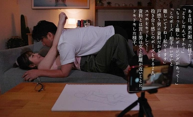 MOON-023 Spending all day with an assistant manga artist with glasses who has a bit of a twinkle in her eye, Mai Hanagari