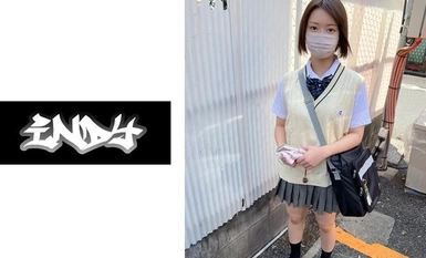 534IND-118 P-Shooting [Personal Photography] Fuck Shooting with Short-haired Gal with Low Height and Boobs _ Nakadashi on Uniform Girl with Too Erotic Come Face